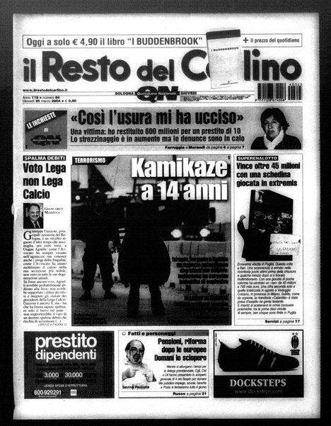 Il Resto del Carlino : giornale dell'Emilia